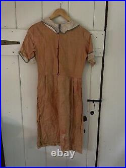 Vintage Antique Costume 1920s Little Orphan Annie Halloween Dress Adult Small