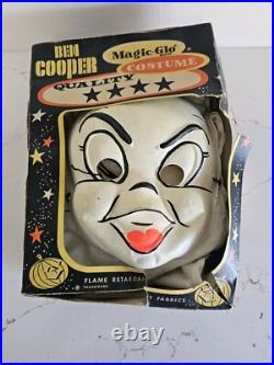 Vintage BEN COOPER Gus The Ghost Cotton Flannel Costume In Original Box Size Lg