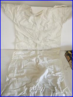 Vintage BEN COOPER Gus The Ghost Cotton Flannel Costume In Original Box Size Lg