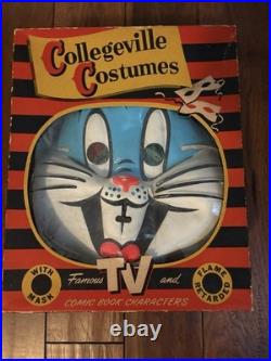 Vintage! BUGS BUNNY #2103 1966 Collegeville COSTUME BOX Looney Tunes Halloween