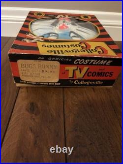 Vintage! BUGS BUNNY #2103 1966 Collegeville COSTUME BOX Looney Tunes Halloween