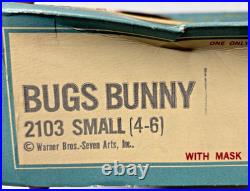 Vintage! BUGS BUNNY #2103 Small Collegeville COSTUME BOX Looney Tunes Halloween