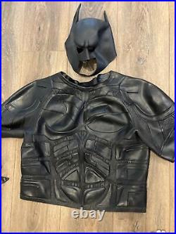Vintage Batman Costume 1997 Rubber Mask/Feet/Gloves/Torso/Undershirt RARE