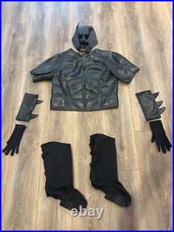 Vintage Batman Costume Rubber Mask/Feet/Gloves/Torso/Undershirt RARE