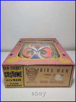 Vintage Ben Cooper 1960s with Box Birdman Superhero Magic-Glo' Costume