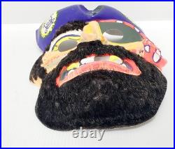 Vintage Ben Cooper 1963 Blackbeard Pirate Mask Costume Original 1960s Halloween