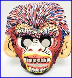Vintage Ben Cooper 1963 Kongo Gorilla Mask Costume 1960s Halloween King Kong