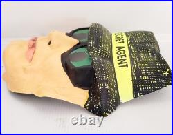 Vintage Ben Cooper 1964 Secret Agent Mask Costume Box Original 1960s Halloween