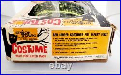 Vintage Ben Cooper 1964 Secret Agent Mask Costume Box Original 1960s Halloween
