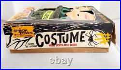 Vintage Ben Cooper 1964 Secret Agent Mask Costume Box Original 1960s Halloween