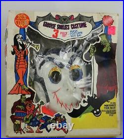 Vintage Ben Cooper 1971 3 Piece Groovie Goolies Dracula With Toy Bat