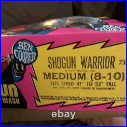 Vintage Ben Cooper 1977 Mattel Shogun Warriors Halloween Costume Original Box