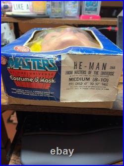 Vintage Ben Cooper 1982 Masters Of The Universe He-Man M 8-10 Halloween Costume