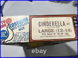Vintage Ben Cooper, Cinderella, Large Size In Rare Box