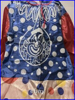 Vintage Ben Cooper Clown Halloween Costume #256 Size 12-14 Complete with Box