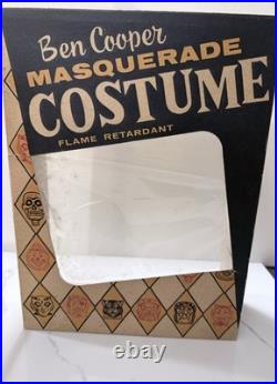 Vintage Ben Cooper Clown Halloween Costume #256 Size 12-14 Complete with Box
