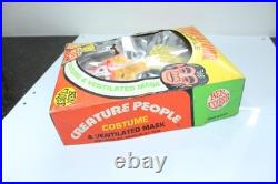 Vintage Ben Cooper Costume Creature People The Bat With Mask In Original Box