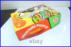 Vintage Ben Cooper Costume Creature People The Bat With Mask In Original Box