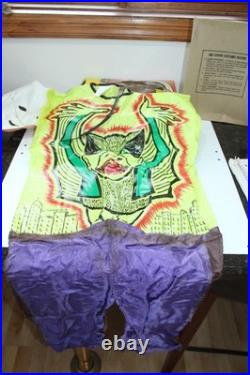 Vintage Ben Cooper Costume Creature People The Bat With Mask In Original Box