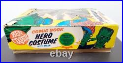 Vintage Ben Cooper DRACULA Mask Costume Box 1960s Original Halloween Vampire