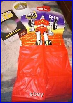 Vintage Ben Cooper Go Bots Cykill Tonka Costume & Mask With Original Box Lg 12-14