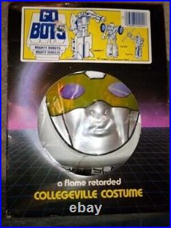 Vintage Ben Cooper Go Bots Cykill Tonka Costume & Mask With Original Box Lg 12-14