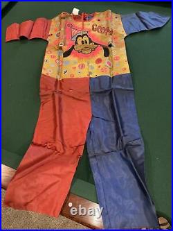 Vintage Ben Cooper Goofy Costume With Mask NOS Kids Sz L 12-14 In Box 60s