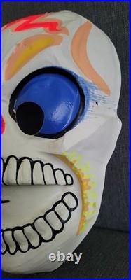 Vintage Ben Cooper Halloween Costume Boney Skeleton Glitter Glo Original Box