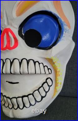 Vintage Ben Cooper Halloween Costume Boney Skeleton Glitter Glo Original Box