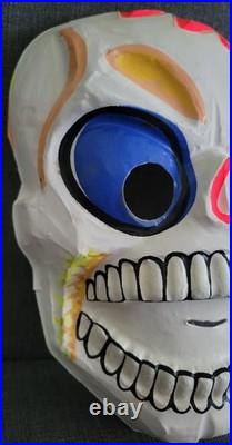 Vintage Ben Cooper Halloween Costume Boney Skeleton Glitter Glo Original Box