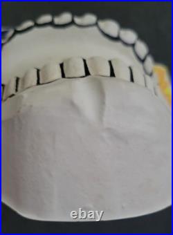 Vintage Ben Cooper Halloween Costume Boney Skeleton Glitter Glo Original Box