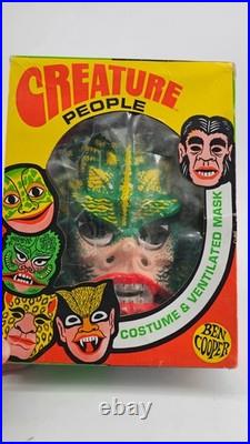 Vintage Ben Cooper Halloween Monsters Creature People DRAGONMAN Costume