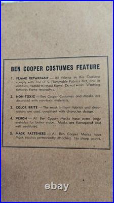 Vintage Ben Cooper Halloween Monsters Creature People DRAGONMAN Costume