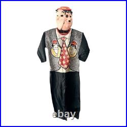 Vintage Ben Cooper Laurel Hardy Costume Child Double Face Mask 1966 Larry Harmon
