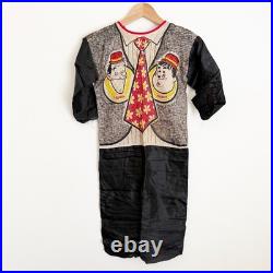 Vintage Ben Cooper Laurel Hardy Costume Child Double Face Mask 1966 Larry Harmon