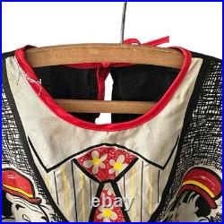 Vintage Ben Cooper Laurel Hardy Costume Child Double Face Mask 1966 Larry Harmon