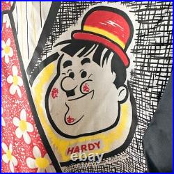 Vintage Ben Cooper Laurel Hardy Costume Child Double Face Mask 1966 Larry Harmon