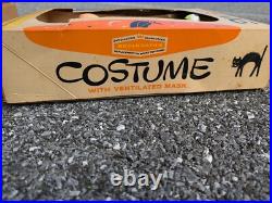 Vintage Ben Cooper MASK Witch Childless Cat Lady Color Brite W BOX