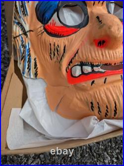Vintage Ben Cooper MASK Witch Childless Cat Lady Color Brite W BOX Vintage Ben Cooper MASK Witch Childless Cat Lady Color Brite W BOX