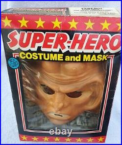 Vintage Ben Cooper Mask Costume Halloween Star Trek Ferengi Klingon with Packaging
