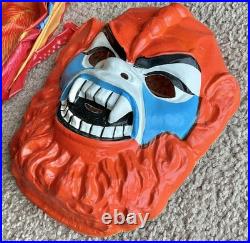 Vintage Ben Cooper Master of The Universe Beast-Man Costume & Mask in the Box