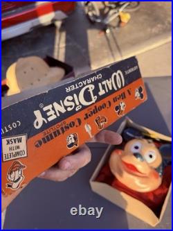 Vintage Ben Cooper Mickey Mouse Costume w Mask Box Disney Halloween 60s