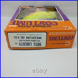 Vintage Ben Cooper Miss Liberty Woolworths Halloween Mask Rare In Box