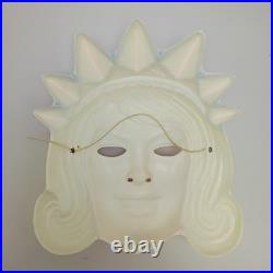 Vintage Ben Cooper Miss Liberty Woolworths Halloween Mask Rare In Box