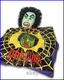 Vintage Ben Cooper Monster Dracula Mask & Costume Halloween & Original Box