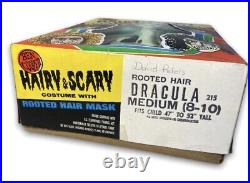 Vintage Ben Cooper Monster Dracula Mask & Costume Halloween & Original Box
