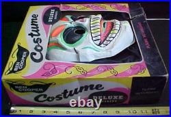 Vintage Ben Cooper Skull Skeleton Costume 1960's Halloween Costume UNUSED