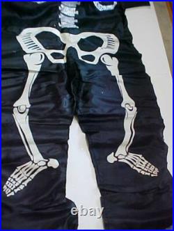 Vintage Ben Cooper Skull Skeleton Costume 1960's Halloween Costume UNUSED