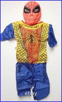 Vintage Ben Cooper Spider-Man Mask Costume Box 1960s Original Halloween Marvel