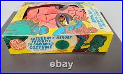 Vintage Ben Cooper Spider-Man Mask Costume Box 1960s Original Halloween Marvel